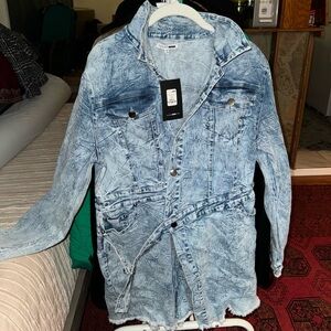 FasionNova Denim Romper
